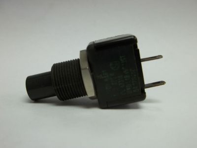 PUSH BUTTON SWITCH, 6A 125V , ON - OFF , SPST, SOLDER TERMINALS, ARROW HART
