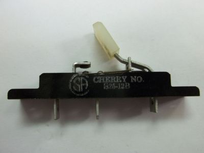LEVER SWITCH 1A 120V (ON) - ON, Momentary(), SPDT SOLDER TERMINALS CHERRY S25-12B