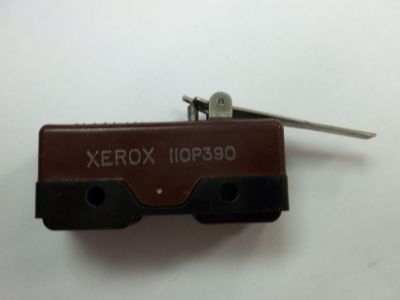 MICRO SWITCH, 20A 125V, (ON) - OFF, Momentary(), SPST, SCREW TERMINALS, EXTENDED LEVER, 2HLT53-4-Y 2HLT53B-9-Y XEROX 110P390 110P756 UNIMAX