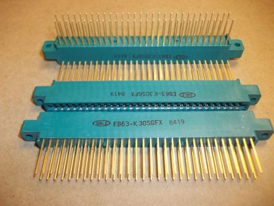 CARD EDGE CONNECTOR 60 Position, .125 inch WIRE WRAP WW DOUBLE READOUT DALE