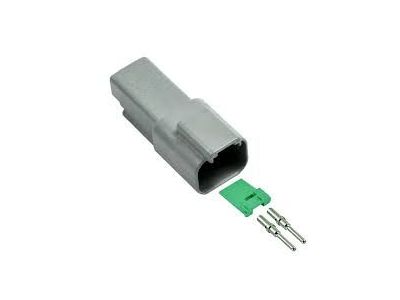 DEUTSCH WEATHER PACK KIT, CATERPILLAR 2 PIN HOUSING, MALE CONTACTS, DT04-2P, 155-2261, 9X3401