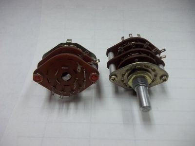 38911 MAKE BEFORE BREAK 300MA 125VAC 900-7636 WFRS-S WFRS-S-SP7T DOUBLE WAFER ROTARY SWITCH