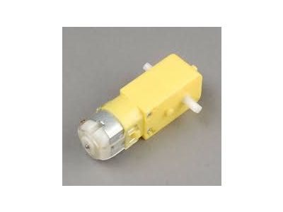 ARDUINO Accessory, Smart Car DC Gear Motor 3-6VDC. Fits 26 x 65mm Yellow Wheel / Tires