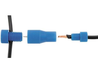 POSI TAP LOCK BLUE NO CRIMP LINE T TAP T-TAP 14-16 GA 2 PK