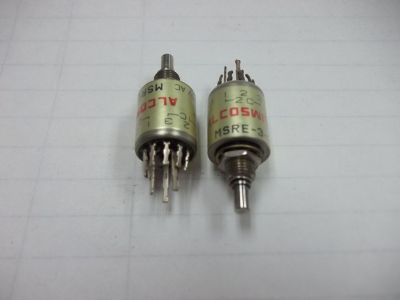 38967 ALCOSWITCH MSRE-3-3 500MA 125VAC ROTARY SWITCH