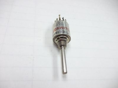 38968 ALCOSWITCH MSRE-3-3 500MA 125VAC ROTARY SWITCH