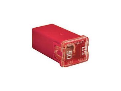 JCase 50A Amp Mini Auto Automotive Fuse 10mm x 12mm x 24mm Tall FMX 495 Series