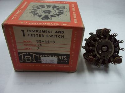 39026 JBT SS-14-3 ROTARY SWITCH