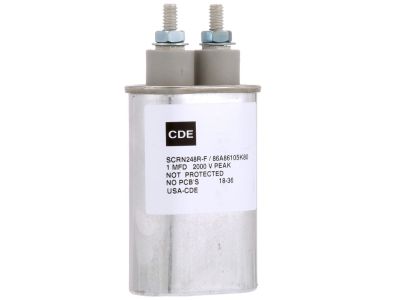 CDE CAPACITOR 1MFD 2000VAC 2.16 (54.86)W x 1.31 (33.27) D x 4.18 (108.37) L, W25