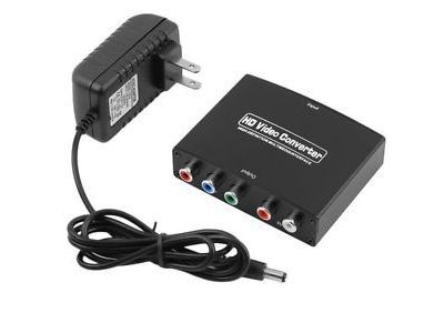 HDMI to 5RCA RGB Component YPbPr Video R/L Stereo Audio Adapter Converter HD TV