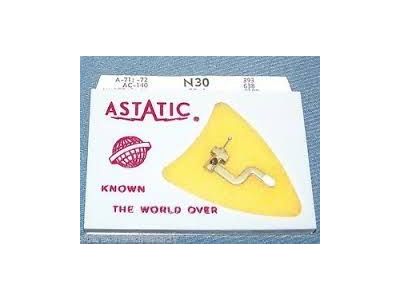 DIAMOND NEEDLE STYLUS FOR ASTATIC N30-SD, 638DS, AC140D1, A71SD, 153-DS13, 393SD, W8DS, GDJ, GD-JX, N30D, N30SD, GCD, 53T, 55T, 409, 16, 33, 45 & 78 RPM