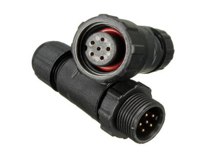 6 Pin male and Female Connector. IP68 Waterproof