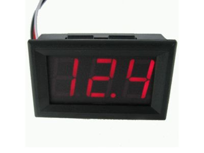 RED LED DC VOLT DIGITAL PANEL METER 3.2v-30V V27D-T1