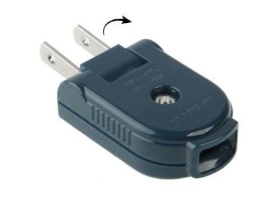 ROTATING REPLACEMENT AC PLUG 10A 250V, JHD-2201