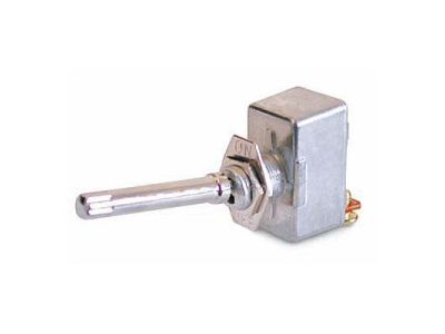 SWITCH TOGGLE SPST, 50A 12V 1.5 INCH BAT HANDLE HEAVY DUTY .187 SCREW TERMINALS TERMINALS, R13-401