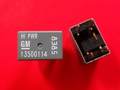 Mini Auto Relay 4 Pin, SPST, Gray OEM GM AC Delco, 13500114, Multipurpose 12VDC,