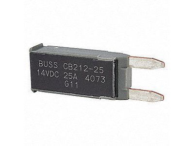 Mini 25A ATM Auto Automatic Reseting Breaker 21225, CB212-25