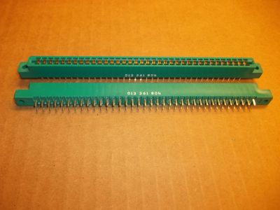 CARD EDGE CONNECTOR 72 Position, .156 inch PC BOARD MOUNT DOUBLE READOUT 013 361 804 GLOBAL SPECIALTIES