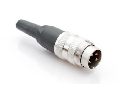 AMPHENOL TUCHEL C91E T3300 501 250V 5A 4 PIN DIN MALE C091E T 3300 501