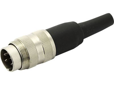 AMPHENOL TUCHEL C091-T3360-001U 250V 5A 5 PIN 240 Degree DIN MALE C91 T 3360 001