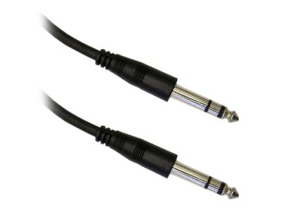 25 ft 1/4 Inch STEREO MALE PLUG to STEREO MALE PLUG CABLE