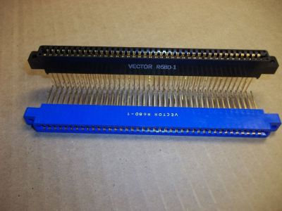 CARD EDGE CONNECTOR 80 Position, .125 inch PC WIRE WRAP WW DOUBLE READOUT VECTOR