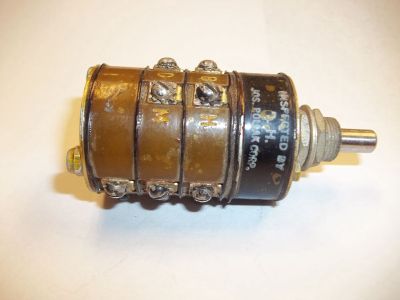 39636 JOS. POLLAK CORP. BOSTON MASS. FS-77 5PDT ROTARY SWITCH