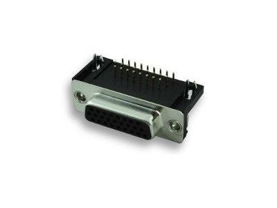 DB26 Female Right Angle 90 Degree PCB mount Connector, DHR-H26SR-D-P
