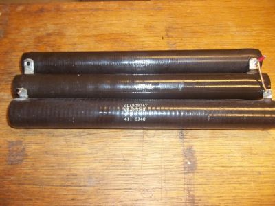 SURPLUS 5 Ohm 225 Watt Power Resistor, 10.5 inch X 1.25 inch OHMITE L225J5R0 CLAROSTAT VK-200-W