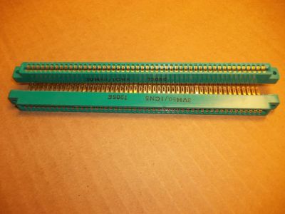 CARD EDGE CONNECTOR 100 Position, .125 inch SOLDER EYELET DOUBLE READOUT VIKING