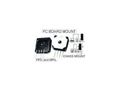 EDI, Bridge Rectifier 40A 600V, with Wire Leads PC Board Mount, PCB Inline.