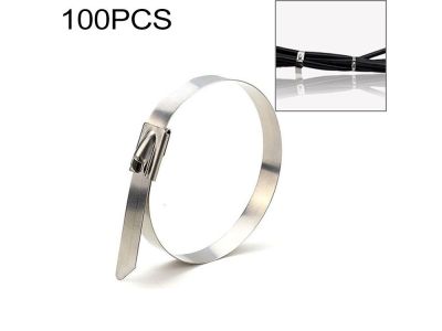 100PK Stainless Steel Wire Tie 3/16 inch x 6 inch, 4.6x150mm