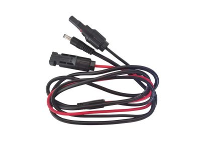 3FT 2.1x5.5mm Plug to MC4 Solar Connector Mobile Storage Battery Charging Cable 16AWG