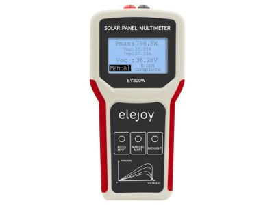 Elejoy EY800W 800W Digital Solar Panel Tester, Wattage Multimeter, Meter