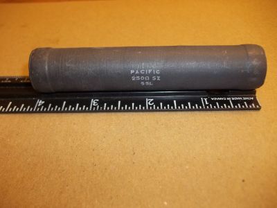 250 Ohm 50 Watt Power Resistor, 4 inch X 7/8 inch PACIFIC 55L