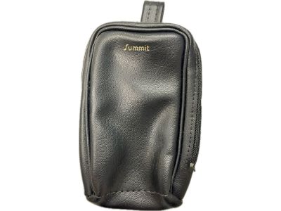Summit Vinyl Protective Carrying case, Small Zipper Bag, 2.5x7x1 Inch Inside dimensions.