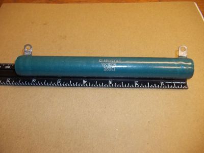 250 Ohm 100 Watt Power Resistor, 6.5 inch X 3/4 inch CLAROSTAT VK100N
