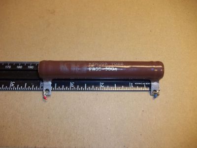 SURPLUS 300 Ohm 50 Watt Power Resistor, 4 inch X 5/8 inch MEMCOR 7022 FR50-300
