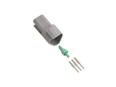 DEUTSCH WEATHER PACK KIT, CATERPILLAR 3 PIN HOUSING, MALE CONTACTS, DT04-3P, 3E3371, 9X3401