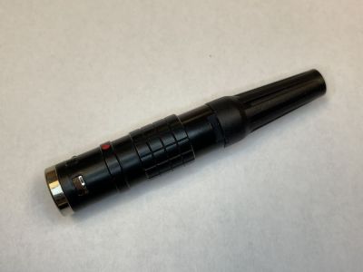 Lemo Connector Male Plug Cable Mount with Strain Relief, 2 Pin Black, Size 1K, W11