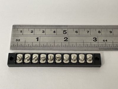 10 AMP 125VAC #2 Screw, SINGLE ROW TERMINAL BLOCK TRW CINCH 10-172 BARRIER STRIP 10 POSITION