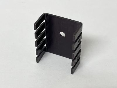 Aluminum Heatsink for TO3P, TO3PBL, TO3PFM, TO3PL, TO3PML, TO3PMLH, TO3PN, TO218, TO127, TO247, TO220, TO202, TO202M, TO202N, TO126, TO126LP, TO126ML Transistor Heat Sink, Measures 30mm x 25mm x 13mm