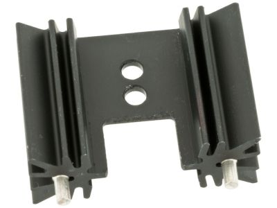 Aluminum Heat Sink For TO220, TO202, TO202M, TO202N, TO126, TO126LP, TO126ML Transistor Heat Sink, Measures 26mm x 35mm x 13mm