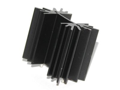 Aluminum Heatsink Heat Sink For TO220, TO202, TO202M, TO202N, TO126, TO126LP, TO126ML Transistor Heat Sink, Measures 25mm x 42mm x 25mm