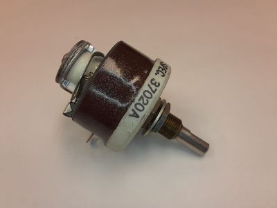 OHMITE SPEC 37020A 1000 OHM 25W .16A 300V MODEL H RHEOSTAT 1/4 inch X 1/2 inch SHAFT