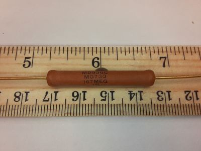 CADDOCK MG730 MD936C 167M 1% 167M Ohms 1% HIGH VOLTAGE Through Hole Resistor