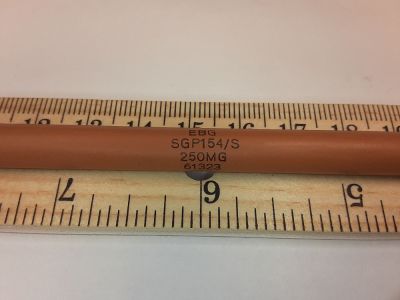 EBG SGP154/S 250.0M 250M Ohms 160 X 8 MM HIGH VOLTAGE Screw End Caps