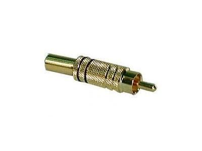 GOLD RCA PHONO PLUG