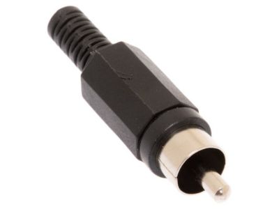 RCA PHONO PLUG Black