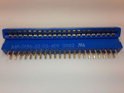 CARD EDGE CONNECTOR 44 Position, .156 inch SOLDER/PC MOUNT DOUBLE READOUT